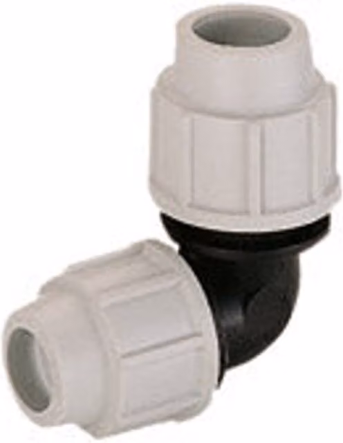 Plasson Reducing Elbow 25mm x 20mm Grey PL075100025020