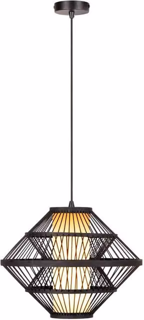 Lucide Pasquino Pendant Light, Black, Diameter: 40 cm
