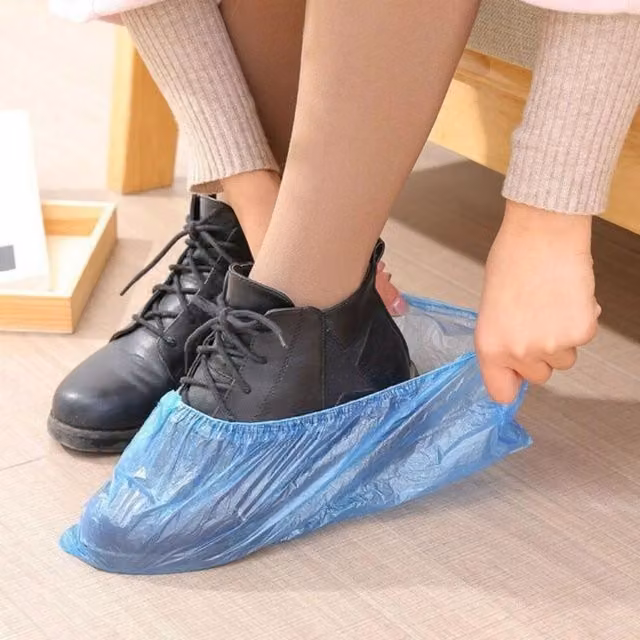 Marco Paul Disposable Blue Plastic Shoe Covers