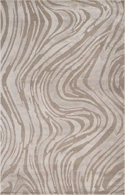 Desire Rugs Hamilton Modern Metallic Sheen Area Rug in Mocha with Marble Inspired Stone Look Design, W/D/H: 170 x 120 x 1.3 cm