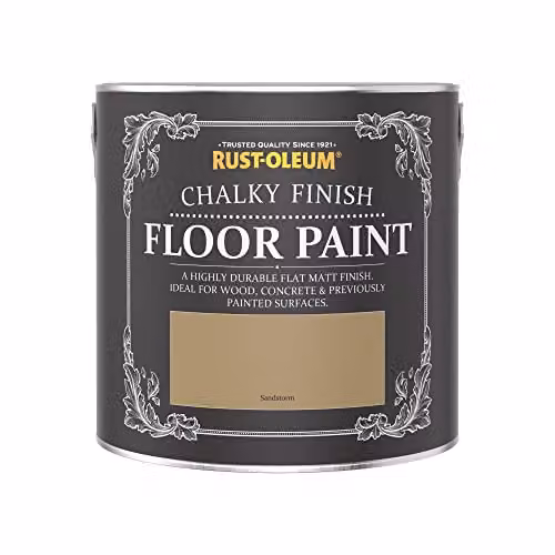 Rust-Oleum Yellow Scratch-Proof Floor Paint in Matt Finish, Sandstorm 2.5 l – 3