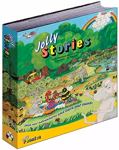 Jolly Phonics Jolly Stories: In Precursive Letters Multicolour Paper and Cardboard Book