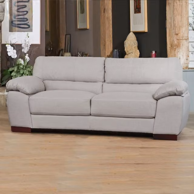 Artemis Home Westbrook 3 Seat Upholstered Fabric Sofa in Grey