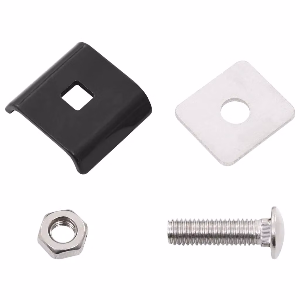 Berkfield Home Grid Mat Connector 25 Set in Anthracite Black Galvanised Steel – 2