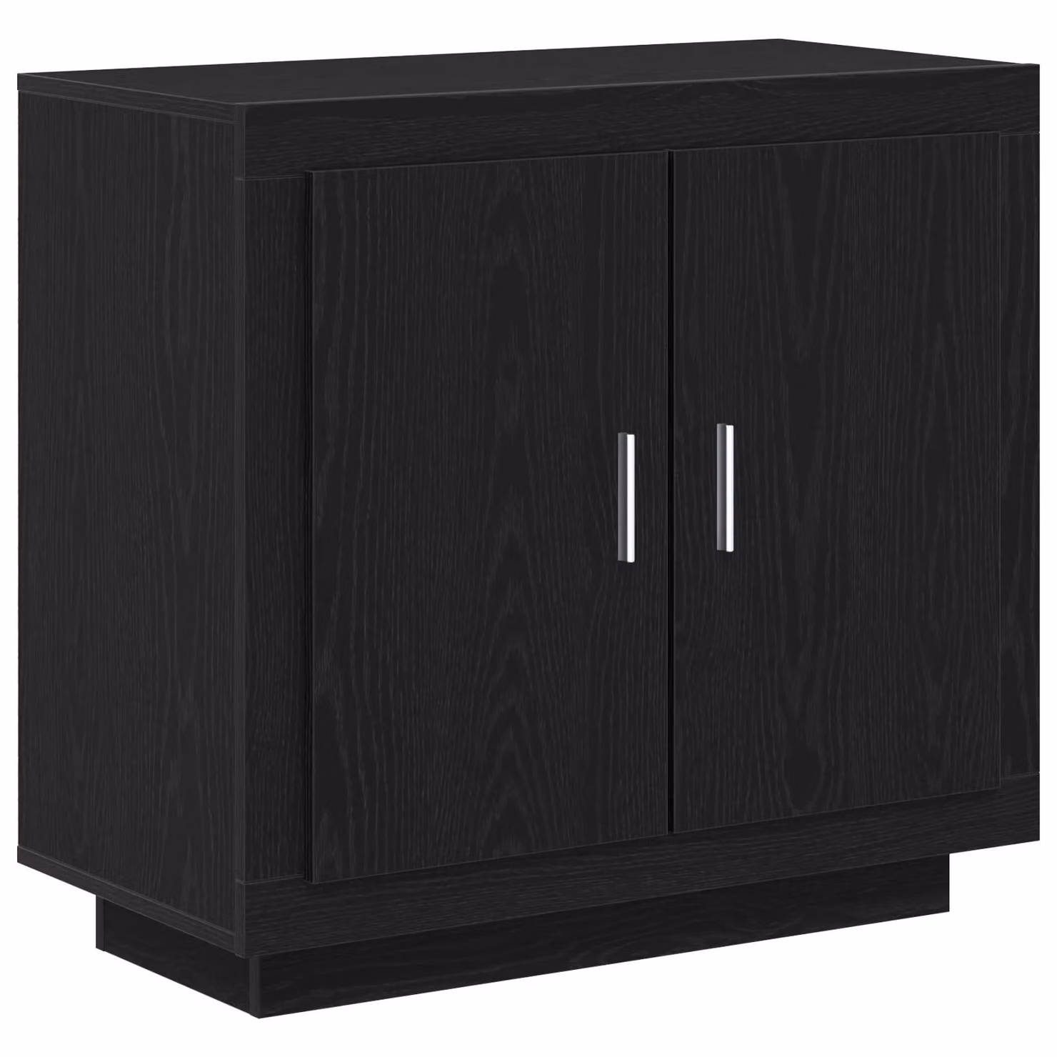 Berkfield Home Modern Black Oak Sideboard in Matt MDF, W/D/H: 80 x 40 x 75 cm – 2