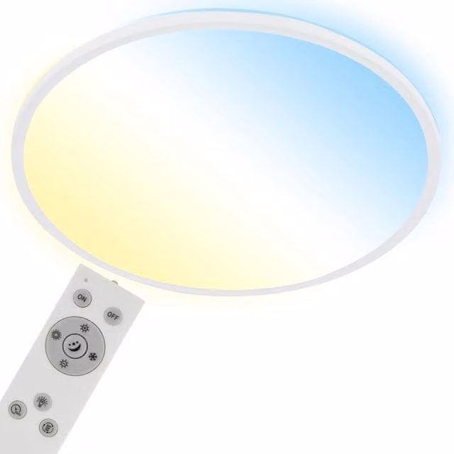 Briloner Ultraslim White 31W CCT LED Ceiling Panel with Remote Control and Dimming Function