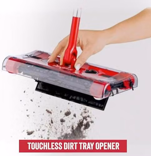 JML Swivel Sweeper Cordless Bagless Vacuum Cleaner in Red or White – 3
