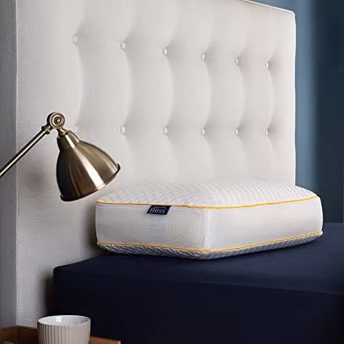 Snuggledown White Breathable Memory Foam Orthopedic Pillow for Side Sleepers, W/D/H: 64 x 38 cm – 2