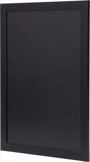 Deflecto Wall Mounted Black Chalkboard, Width: 60 cm