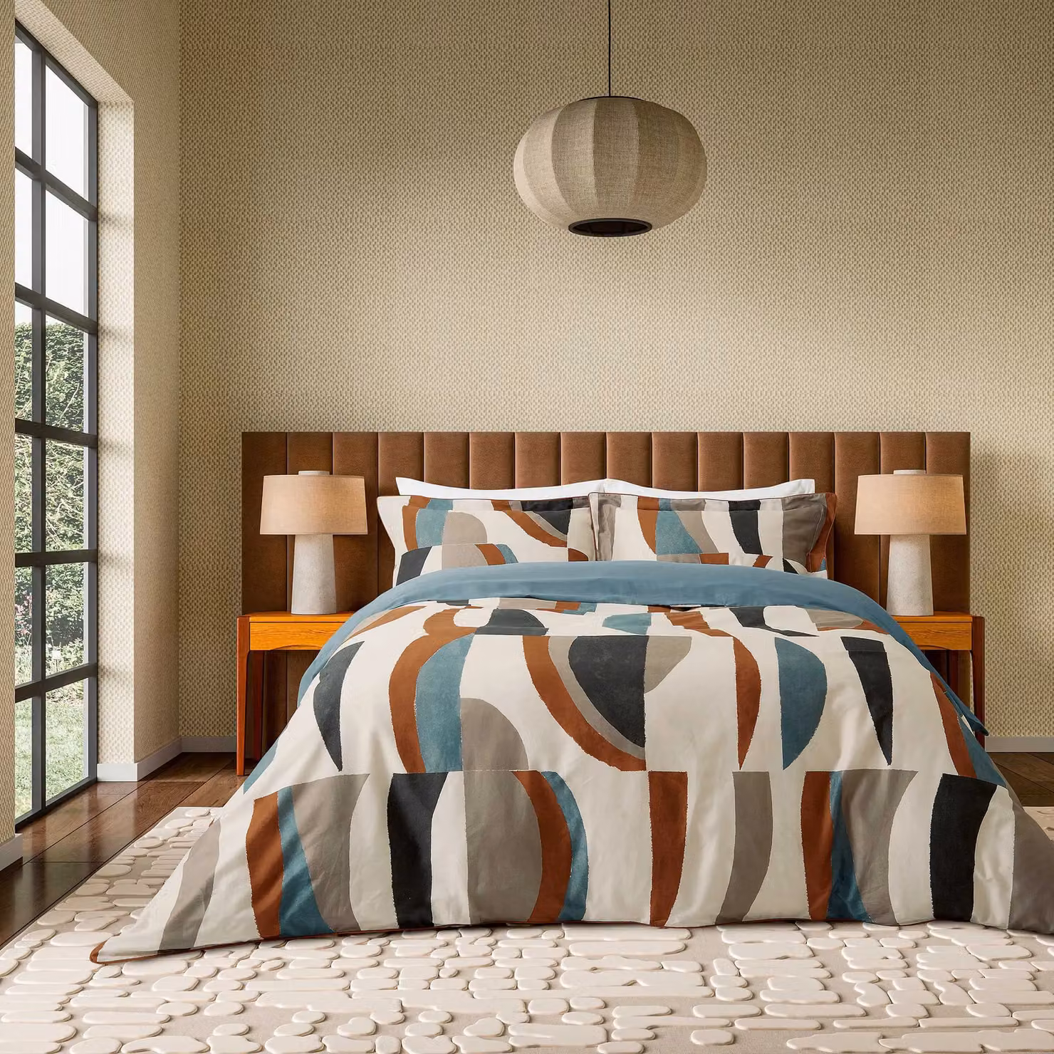 Harlequin Torillo Super Kingsize Duvet Cover and Pillowcase Set, Multicolour Mako Satin Cotton – 2