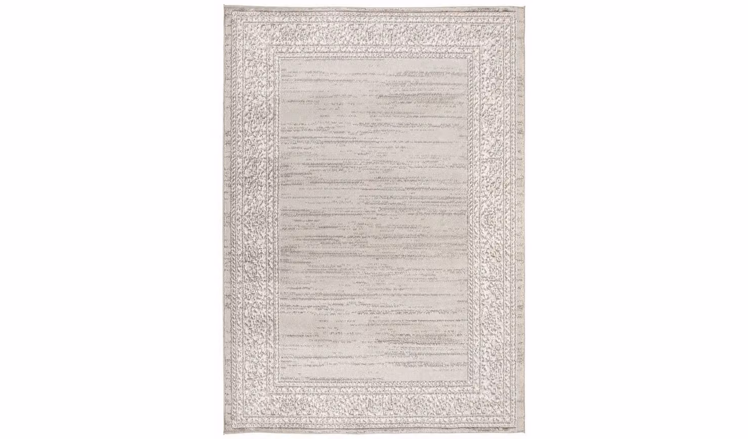 Cheap Furniture Warehouse Vintage Rectangular Cut Pile Rug in Beige, W: 230 cm, D: 160 cm