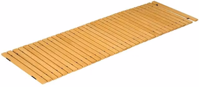 KORVIXA Rollable Wooden Garden Pathway in Brown, 0.6 m2 – 1