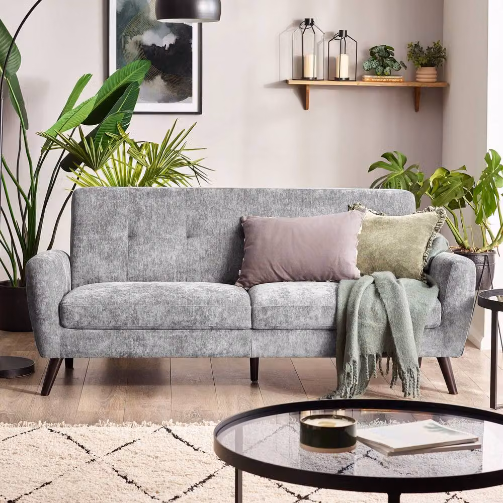 Cheshire Monza 2 Seater Upholstered Sofa in Grey – 2