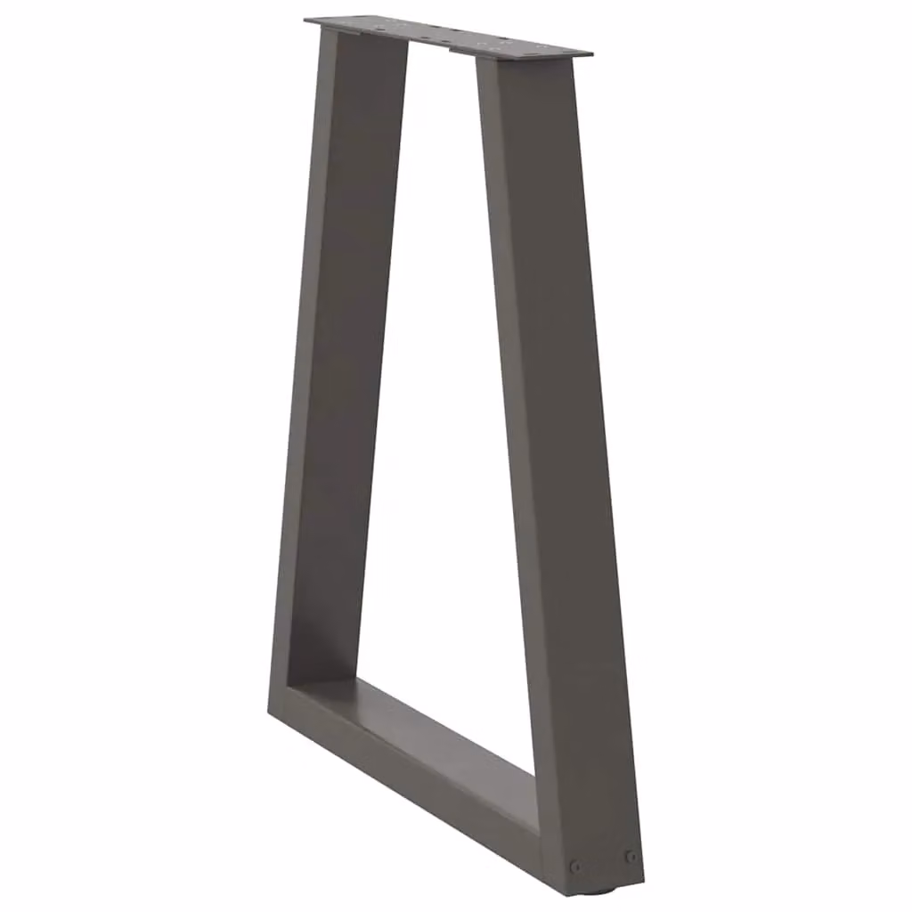 Berkfield Home V-Shape Coffee Table Legs, 2 Piece Set, Anthracite Black Steel, W: 50 cm, H: 72-73 cm – 3