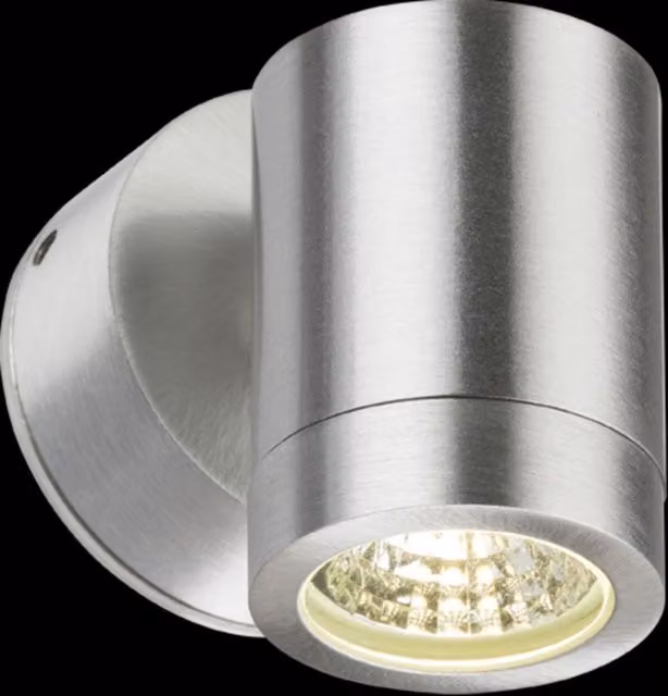 Netlighting Knightsbridge Grey and Silver Aluminium LED Wall Light, 4W, IP65 – 2