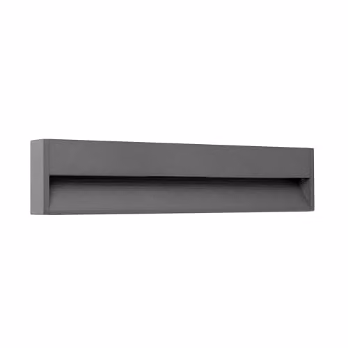 Netlighting Grada Outdoor LED Wall Lamp Grey 12W 3000K Warm White IP54 – 1