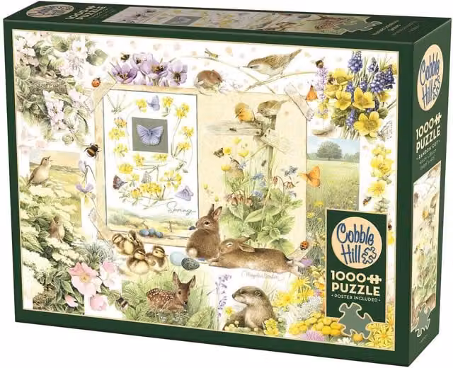 Nature Journal Spring 1000 Piece Jigsaw Puzzle in Yellow and Multicolour