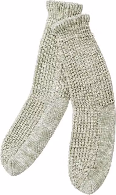 Murmur Bed Socks in Mourne Green