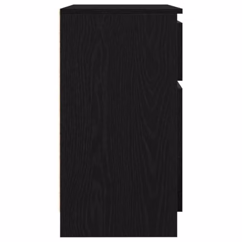 vidaXL Modern Sideboard with Drawer in Black, W/D/H: 71 x 35 x 65 cm – 7