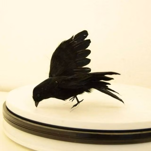 SPETLEK Realistic Artificial Woodland Black Crows