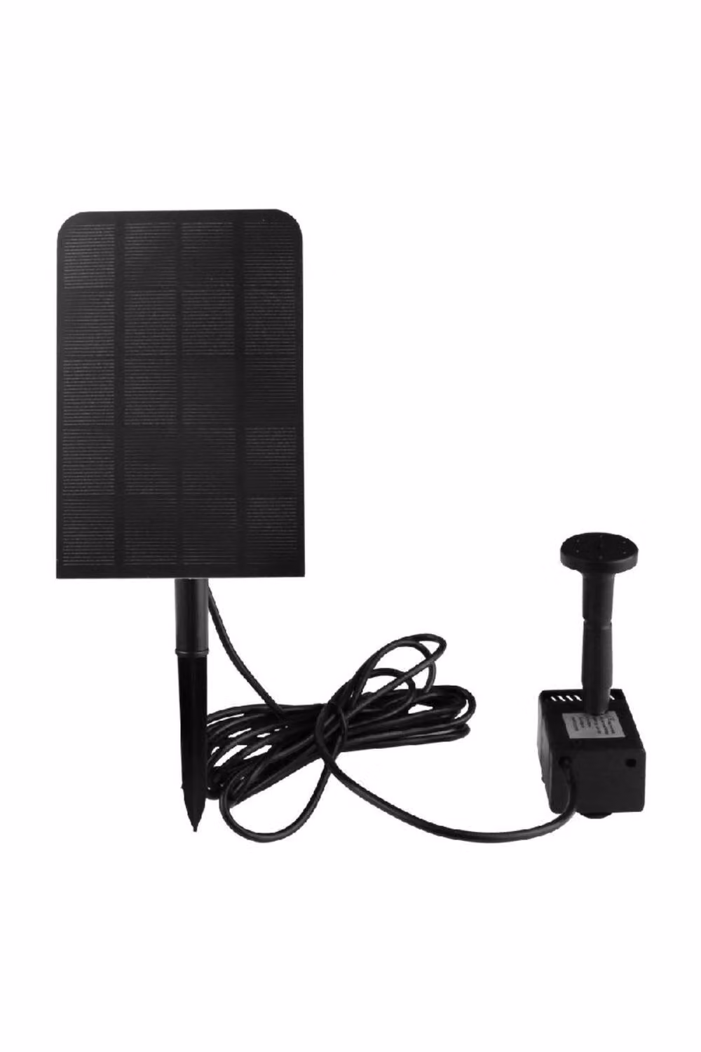 KDMD 2.5W Solar Powered Water Pump Fountain in Black for Garden Ponds – 4