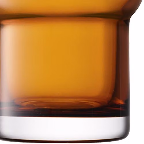 LSA International Utility Tumbler Set of 2, Amber Glass, 300ml – 4