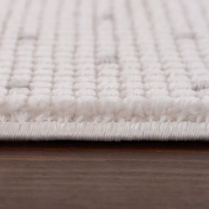 THE RUGS Carmel Modern Dotted Design Soft Pile Area Rug, Grey, W: 160 cm, D: 230 cm – 3