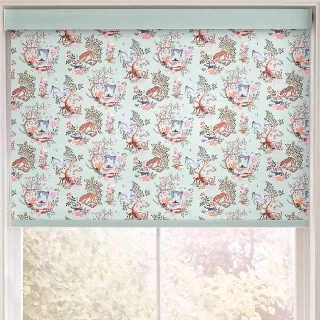 Cath Kidston Magical Kingdom Made to Measure Roller Blind in Mint Green