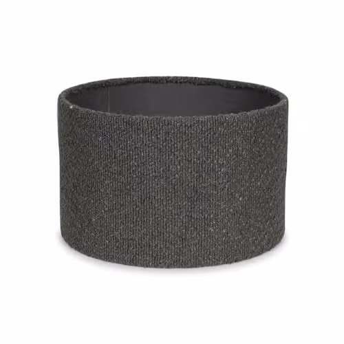 ValueLights Reni Modern Grey Fabric Cylinder Drum Lamp Shade, Width: 25 cm – 1