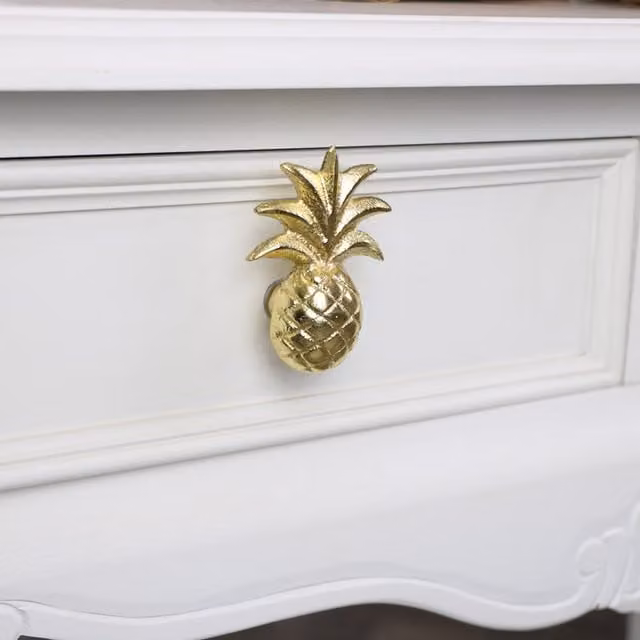 Melody Maison Polished Gold Brass Pineapple Drawer Knob