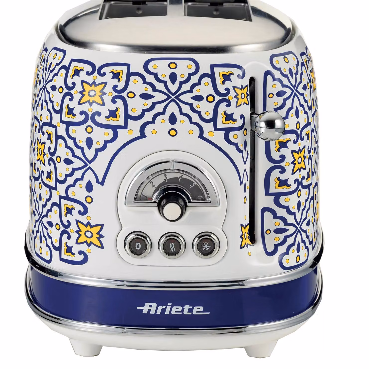 Ariete Capri 2 Slice Toaster in Multicolour with Stainless Steel and Cable Storage – 3