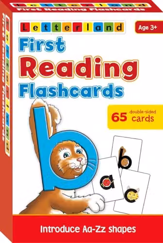Letterland First Reading Flashcards, Multicolour Paper Flashcards