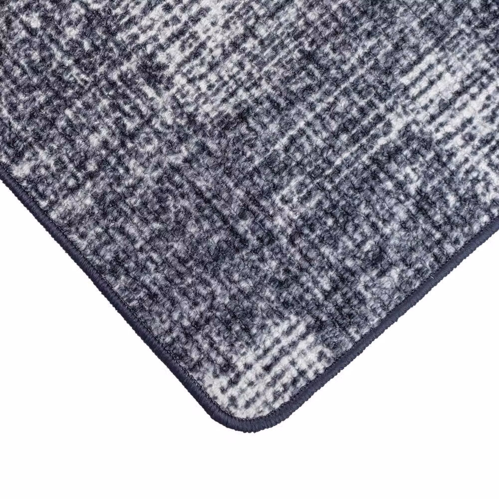 JVL Fiora Machine Washable Abstract Runner in Grey, W/D/H: 50 x 150 cm – 3