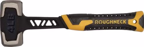 Roughneck Gorilla V-Series Forged Steel Club Hammer, Black and Multicolour, 1.8kg – 6