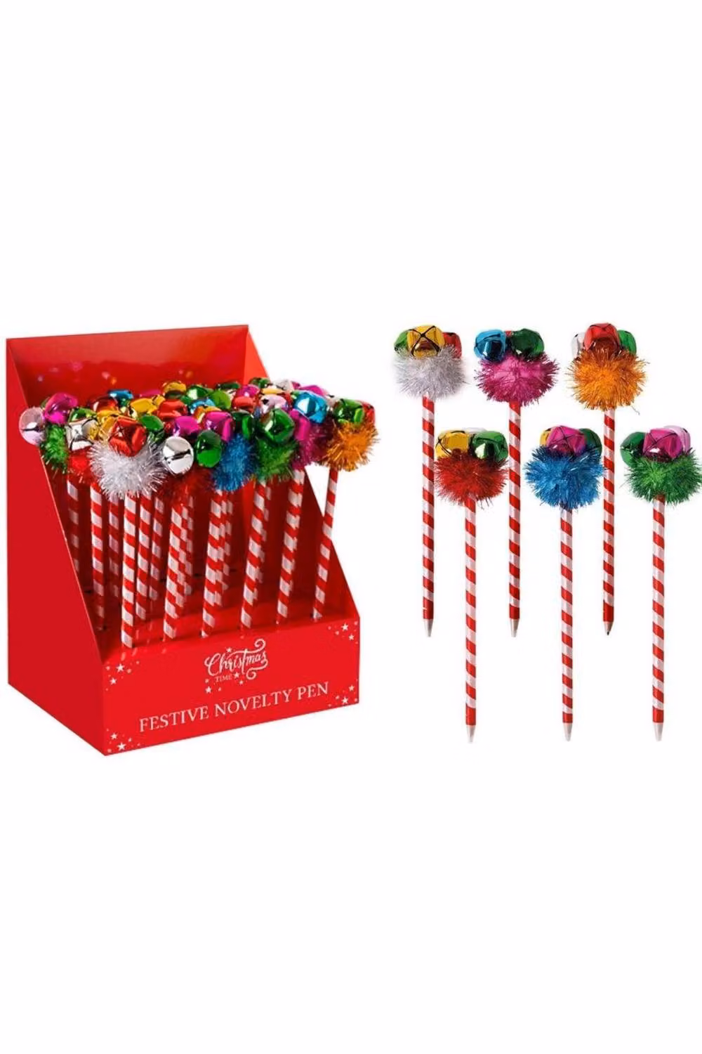 KDMD Jingle Bells Pen 4 Pack, Multicolour Plastic – 2