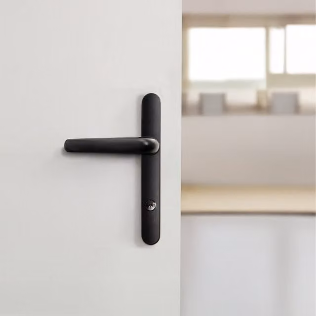 Lifeideas Aluminium Alloy Door Handle Set in Black