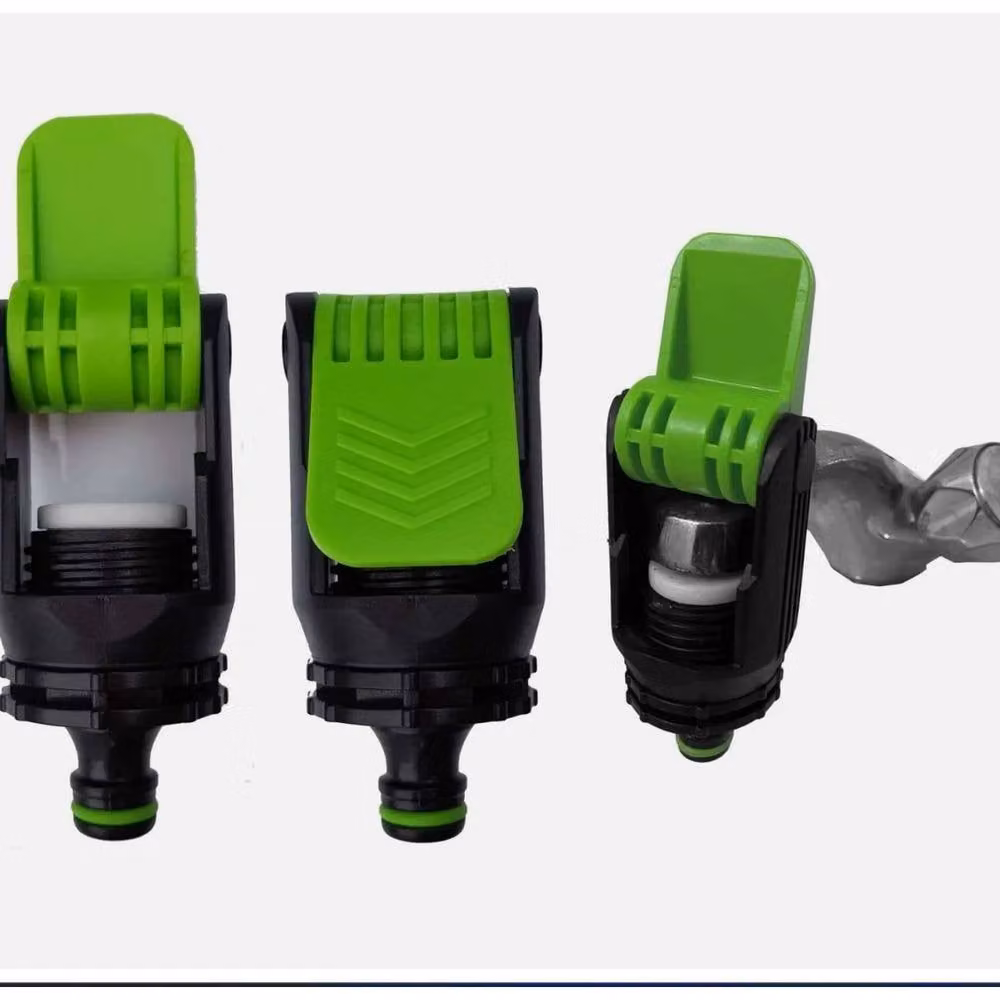 FLAVORA Universal Kitchen Mixer Tap to Garden Hose Connector in Green – 2