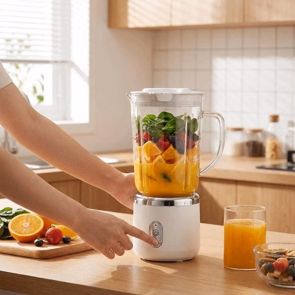 PAWNORA Electric Juicer in White, 0.7 l Single Cup – 2
