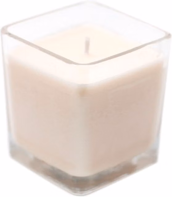 KDMD White Label Peach Smoothie Soy Wax Jar Candle in White and Beige – 1