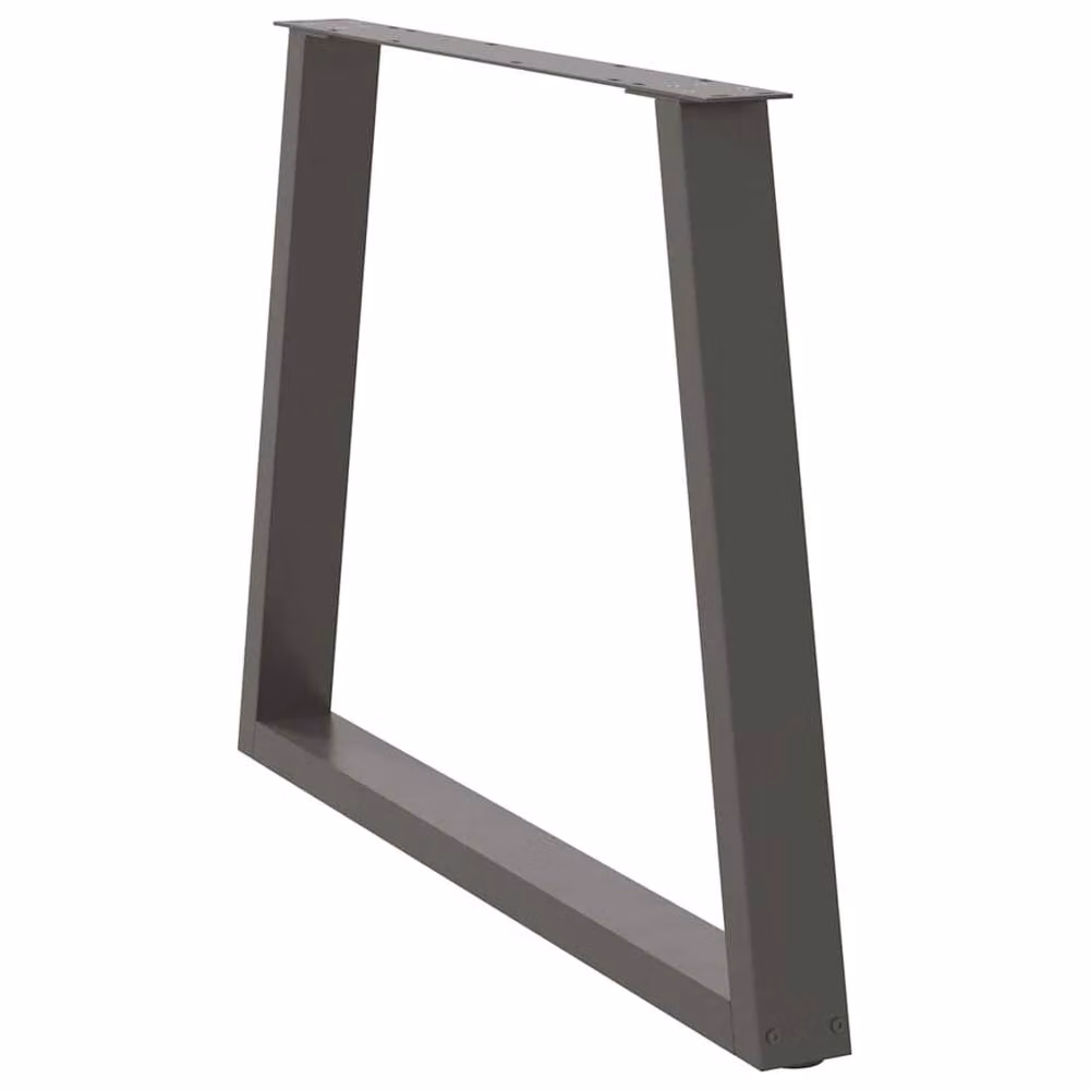 Berkfield Home Modern V-Shape Dining Table Legs, 3 Pieces, Anthracite Dark Grey, H: 72-73.3 cm x W: 100 cm – 2