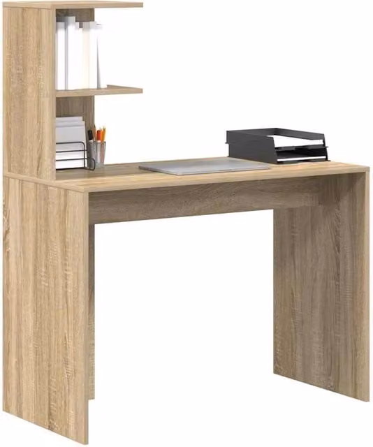 Berkfield Home Sonoma Oak Writing Desk in Brown