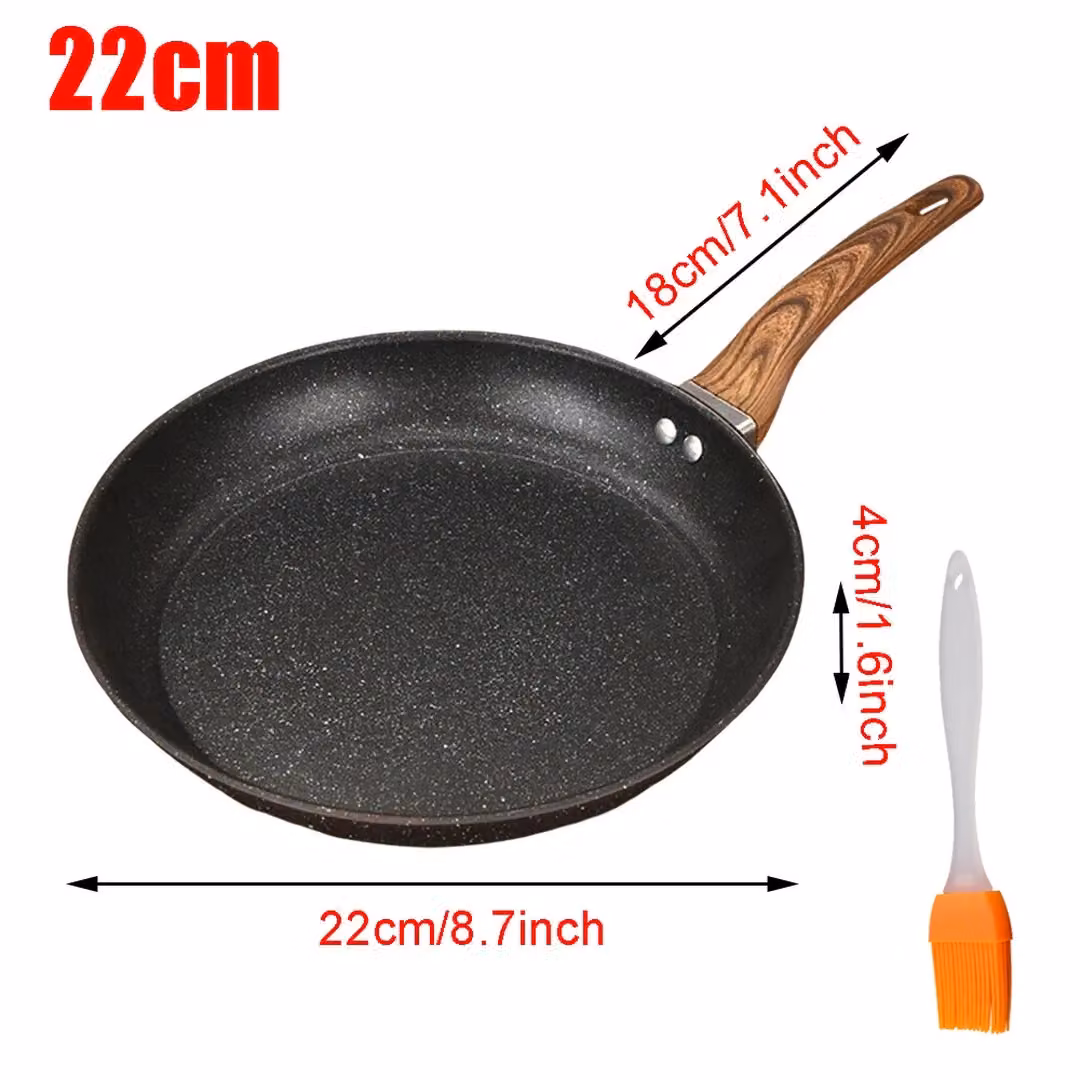 SPETLEK Black Non Stick Ceramic Granite Marble Coated Frying Pan – 2