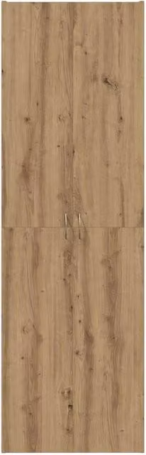 Berkfield Home Artisan Oak Highboard in Brown, W/D/H: 60 x 32 x 190 cm