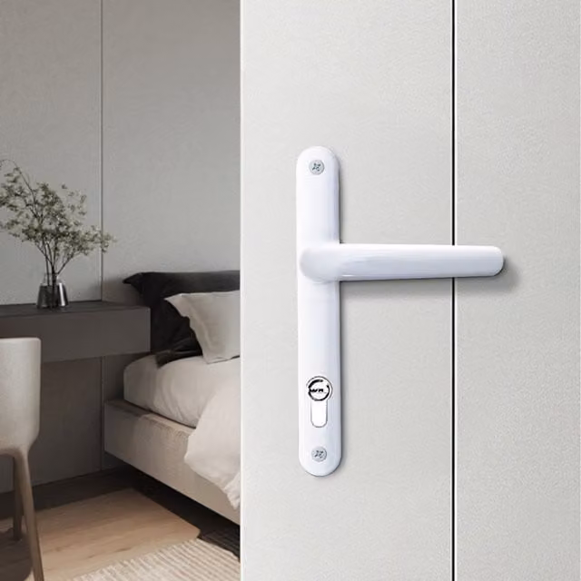 Lifeideas White Aluminium Alloy Door Handle Set