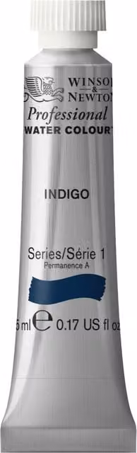 Winsor and Newton Professional Watercolour Paint Indigo 5ml