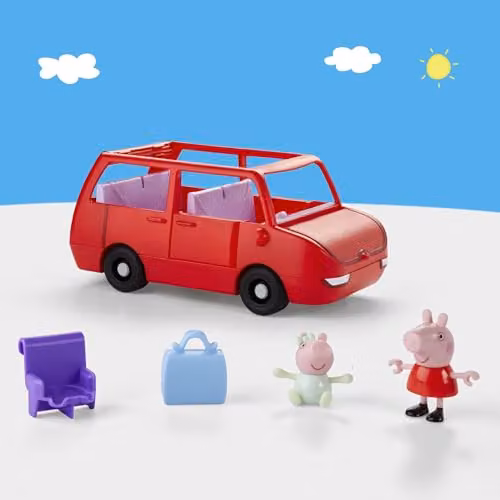 Hasbro Peppa Pig Big Family Car Playset, Red – 3