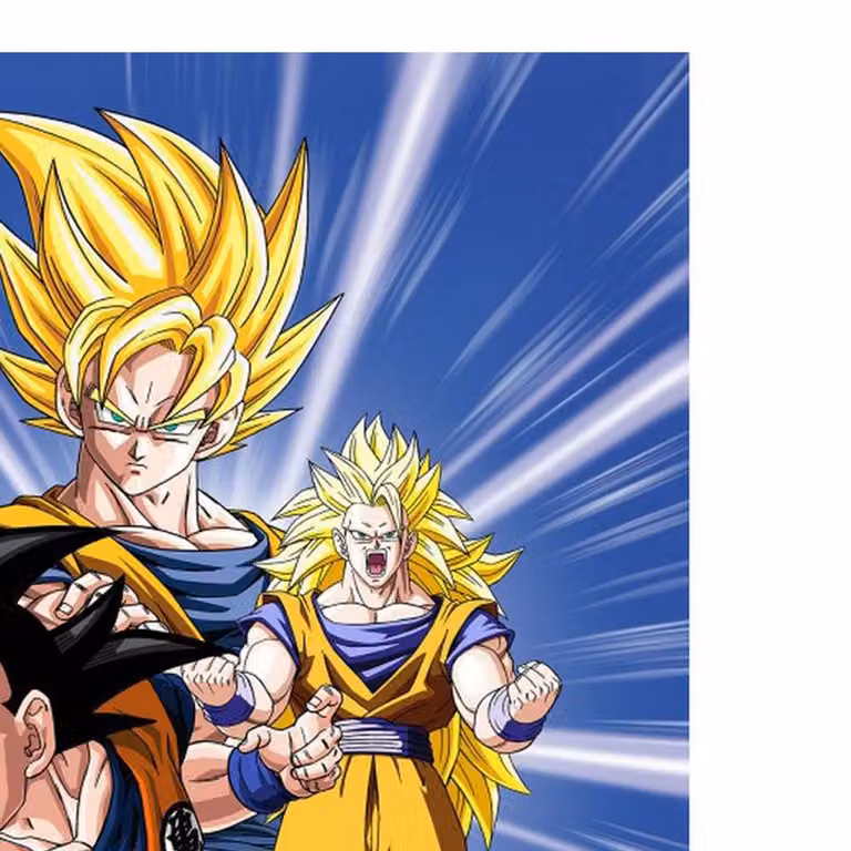 Dragon Ball Z Super Saiyan Goku Multicolour Fleece Baby Blanket