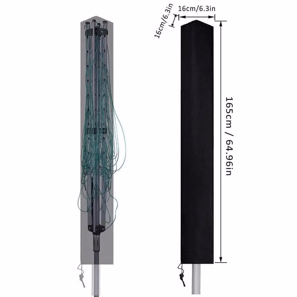 SPETLEK Heavy Duty Black Parasol Cover – 2