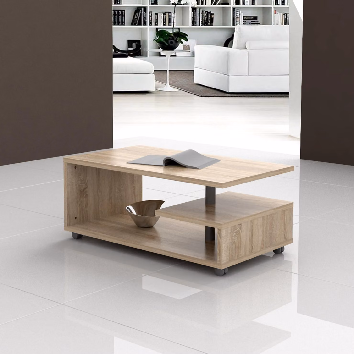 Furniture To Go Bailey Coffee Table in Brown Oak – 2