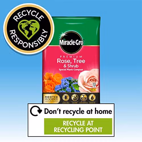 Miracle-Gro Premium Rose, Tree and Shrub Compost, 40 l, Brown – 6